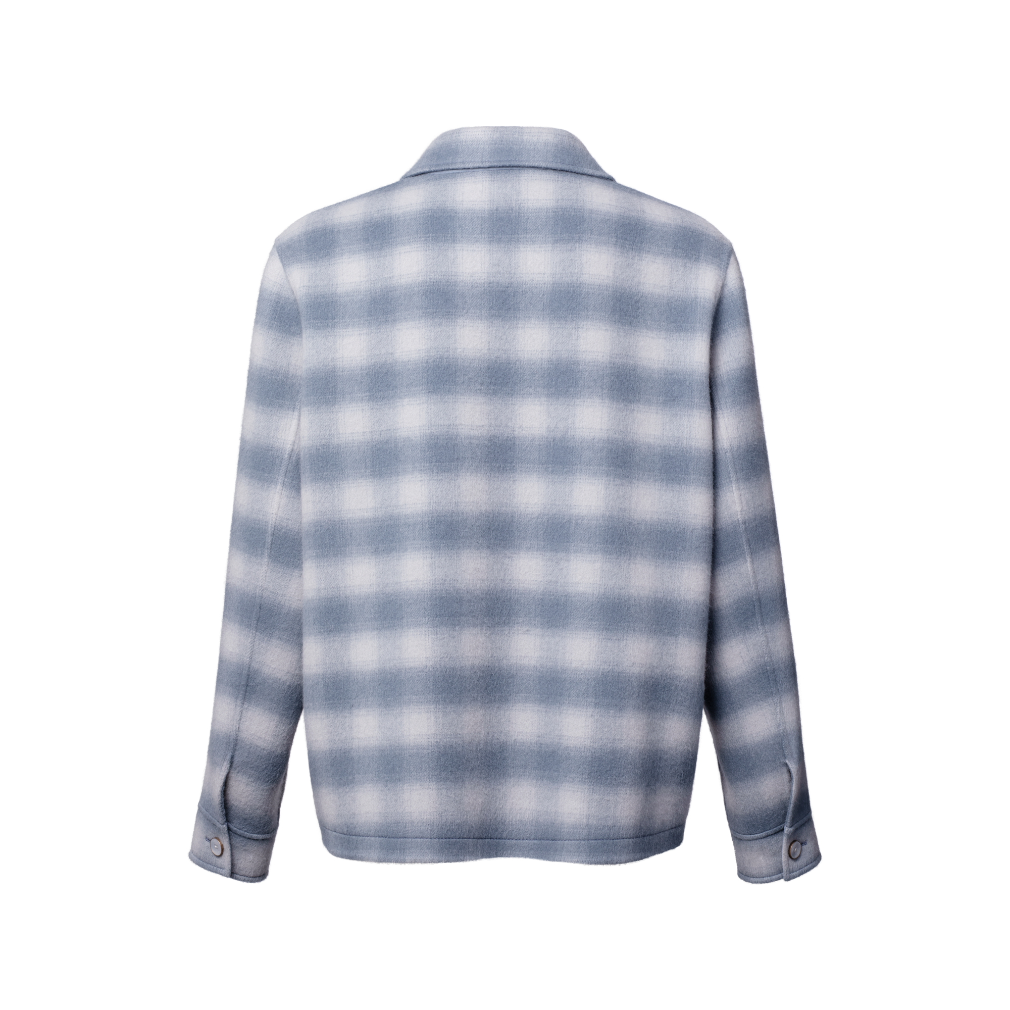 未使用/LOUIS VUITTON/ダブルフェイス ウールブレンドオーバーシャツ ダブルフェイス ダミエ プレイド オーバーシャツ ｜ルイ・ヴィトン